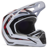 Fox V1 Kairos Helmet - (White Flo Red)