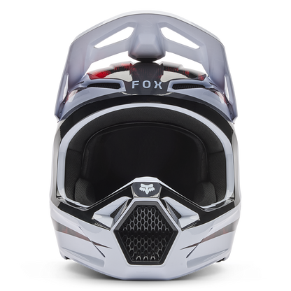 Fox V1 Kairos Helmet - (White Flo Red)