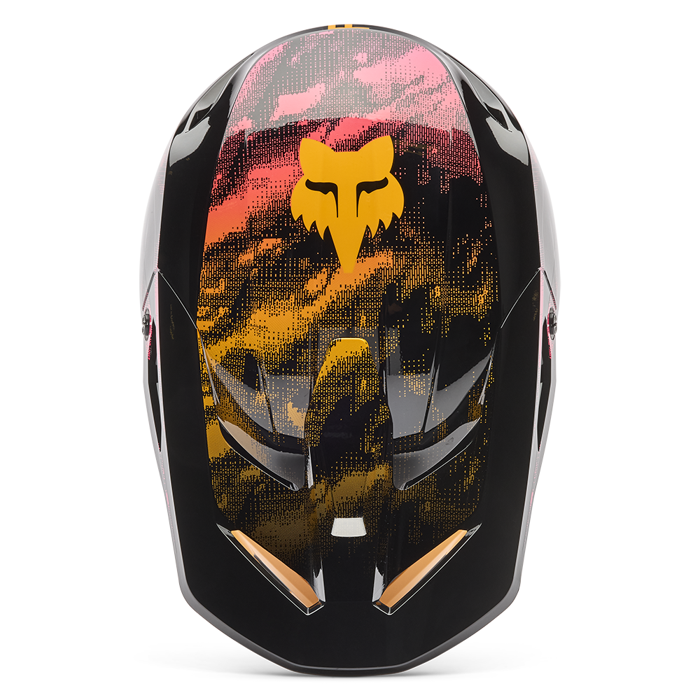 Fox V1 Youth Kairos Helmet - DOT/ECE (Tangerine)