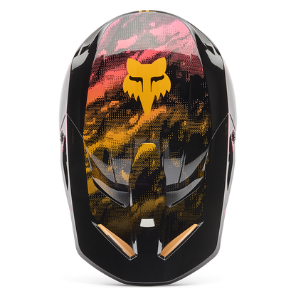 Fox V1 Youth Kairos Helmet - DOT/ECE (Tangerine)