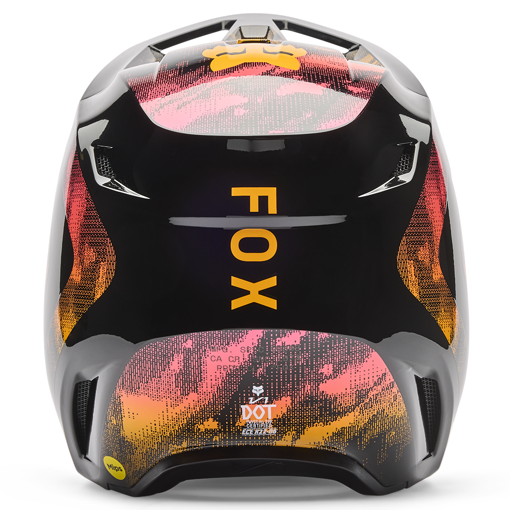 Fox V1 Youth Kairos Helmet - DOT/ECE (Tangerine)