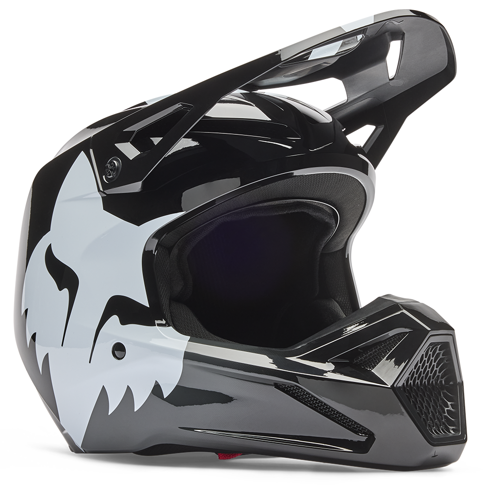 Fox V1 Shield Helmet - (Black)
