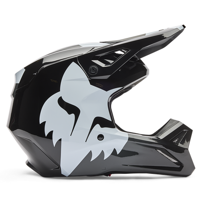 Fox V1 Shield Helmet - (Black)