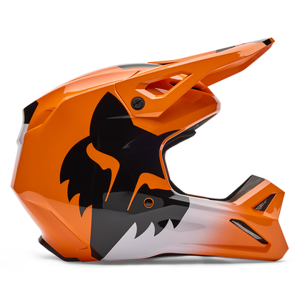 Fox V1 Shield Helmet - (Flo Orange)