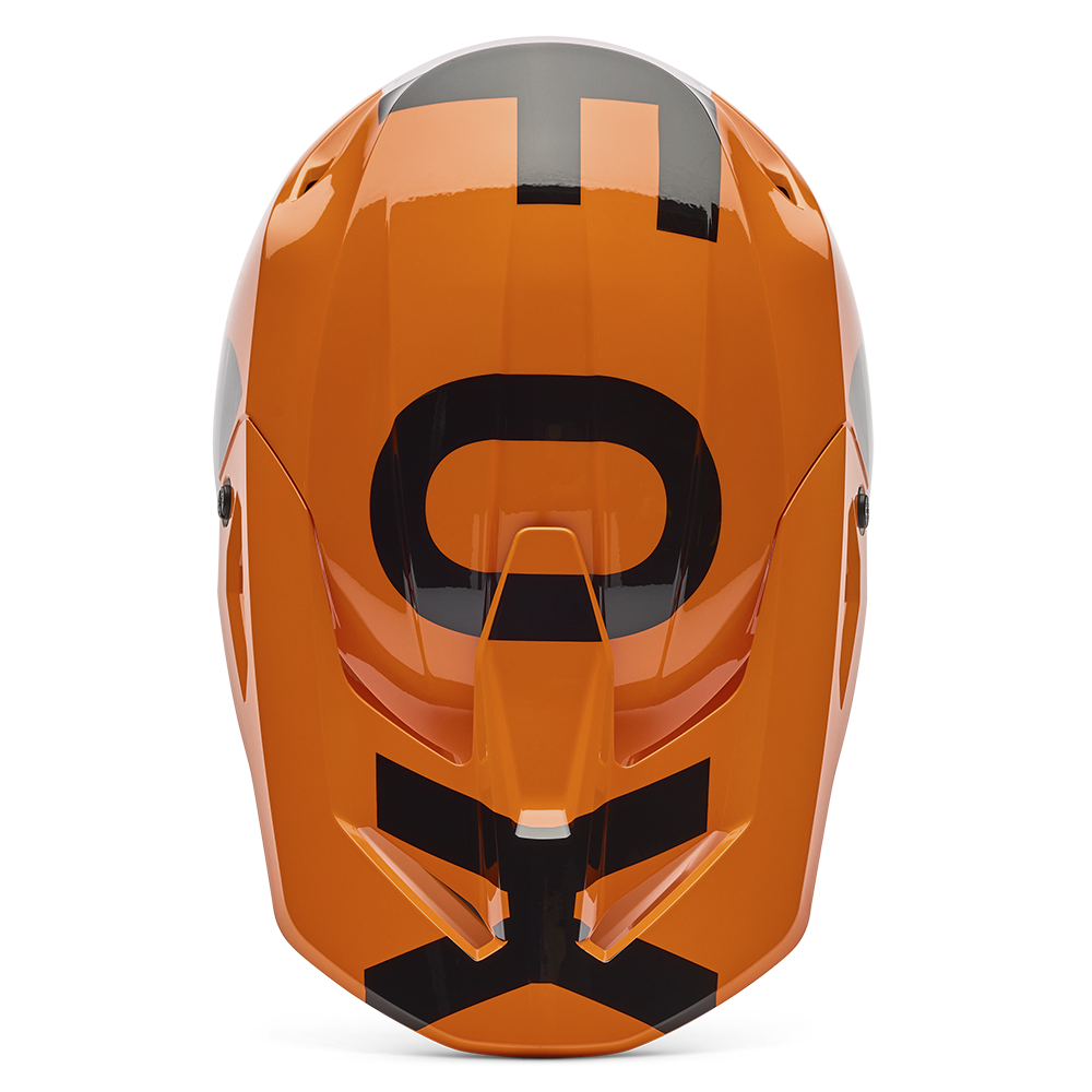 Fox V1 Shield Helmet - (Flo Orange)