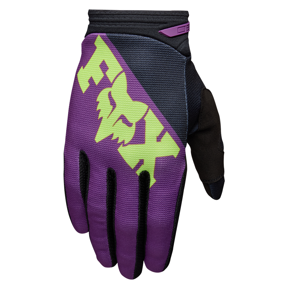 Fox Youth 180 Raid Gloves (Purple Lava)