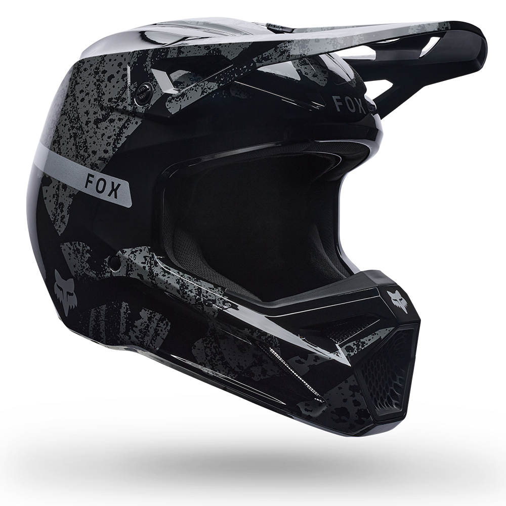 Fox V1 BNKR Helmet - (Black Camo)
