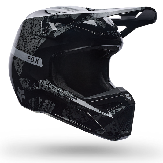 Fox V1 BNKR Helmet - (Black Camo)