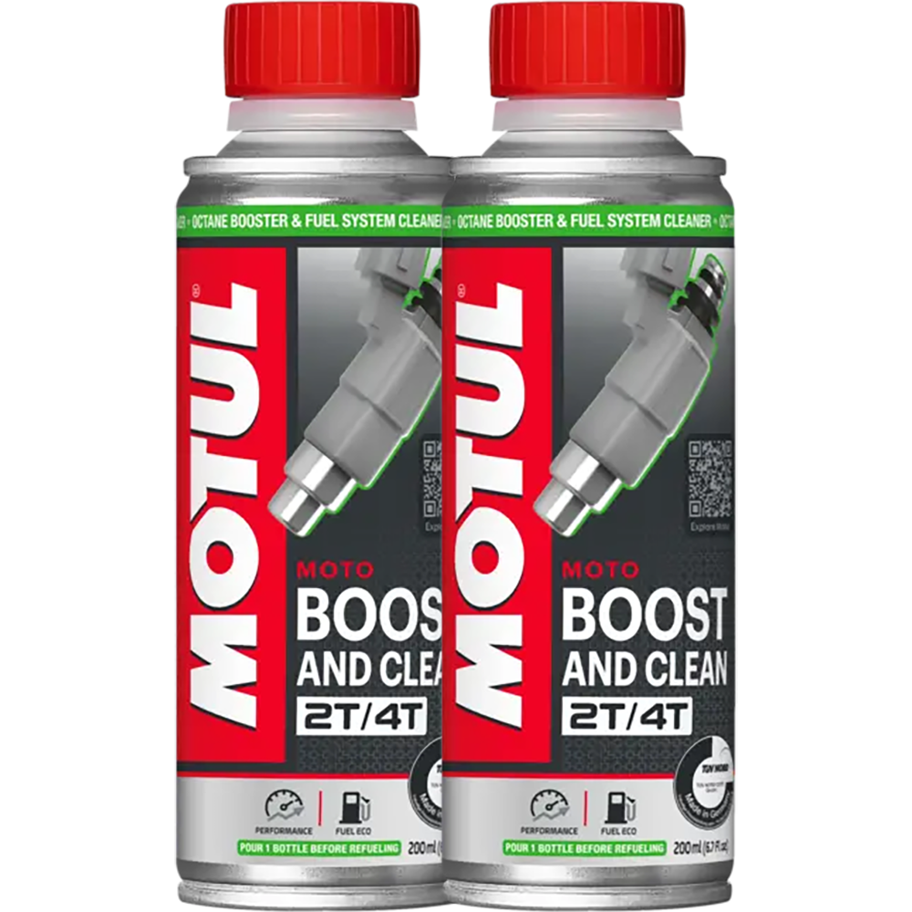 *Multi-Pack* 2 x Motul Boost and Clean Moto (200ml)