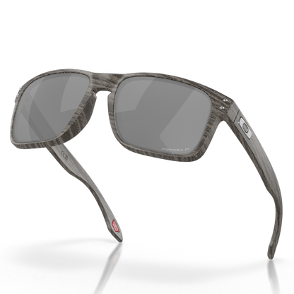 Oakley Holbrook Sunglasses - Prizm Black Polarized Lenses (Woodgrain Frame)
