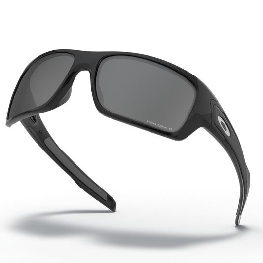Oakley Turbine Sunglasses - Prizm Black Polarized Lenses (Polished Black Frame)