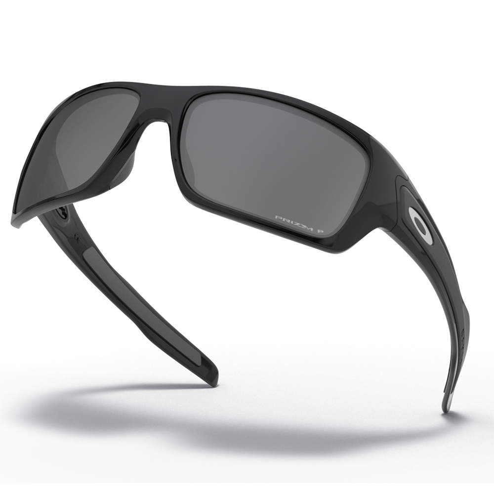 Oakley Turbine Sunglasses - Prizm Black Polarized Lenses (Polished Black Frame)
