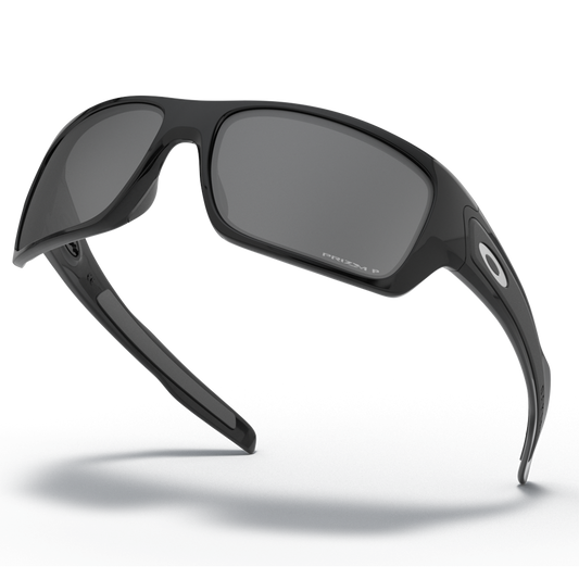 Oakley Turbine Sunglasses - Prizm Black Polarized Lenses (Polished Black Frame)