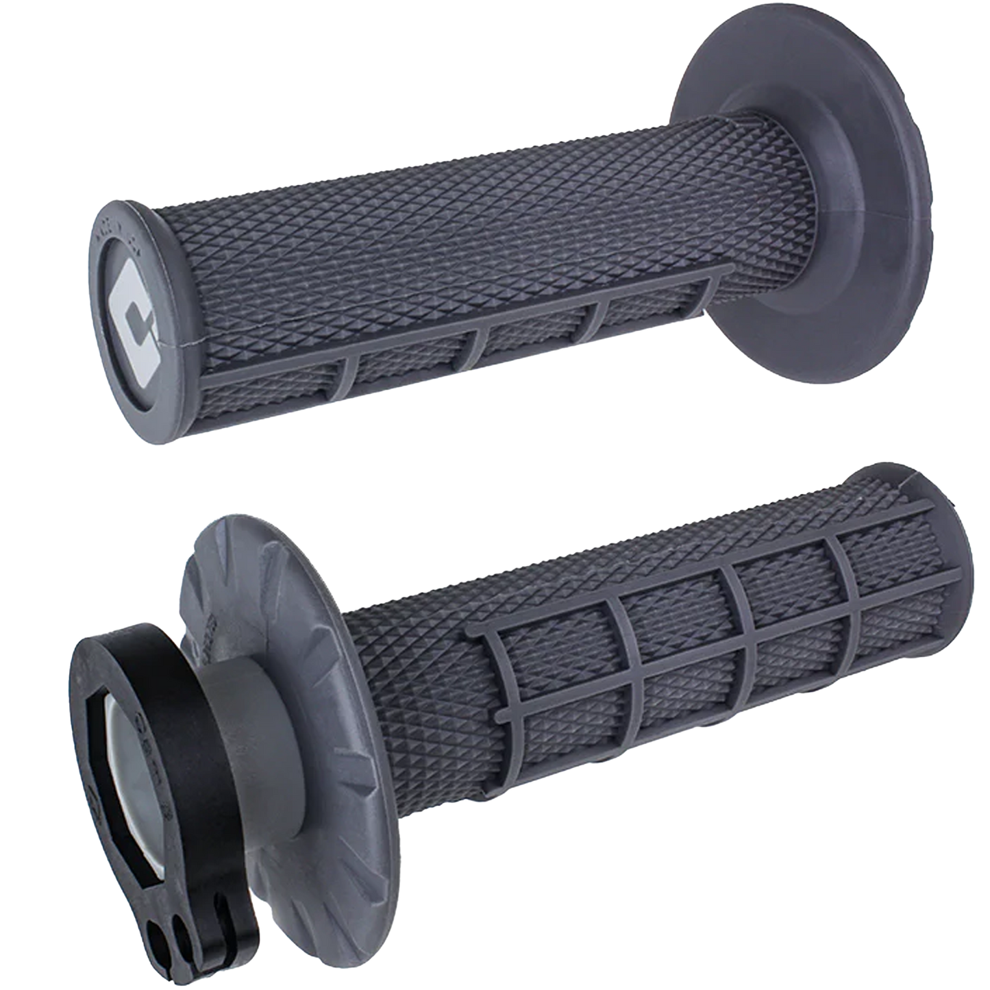 ODI V2 Lock On Half Waffle Grips (Graphite/Grey)