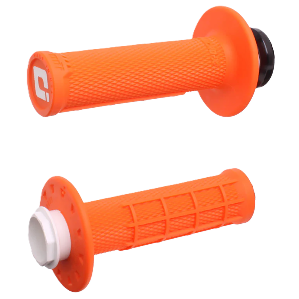 ODI  Micro-X V2 Half Waffle Grips (Orange)