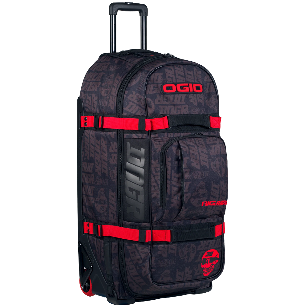 OGIO Rig 9800 DNGR Roller Gearbag (Flat Black)