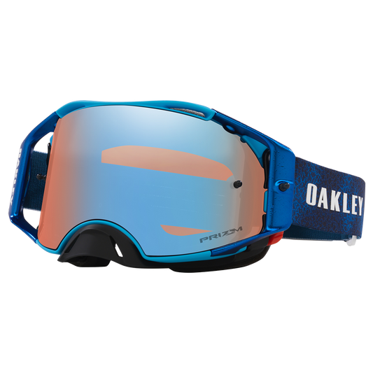 Oakley Airbrake Chase Sexton Signature Goggles - Prizm MX Sapphire Iridium Lens (Dark Blue Strap)