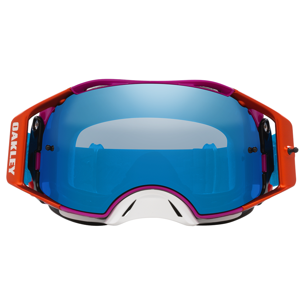Oakley Airbrake Troy Lee Designs Goggles - Black Ice Iridium Lens (Speed Stars)
