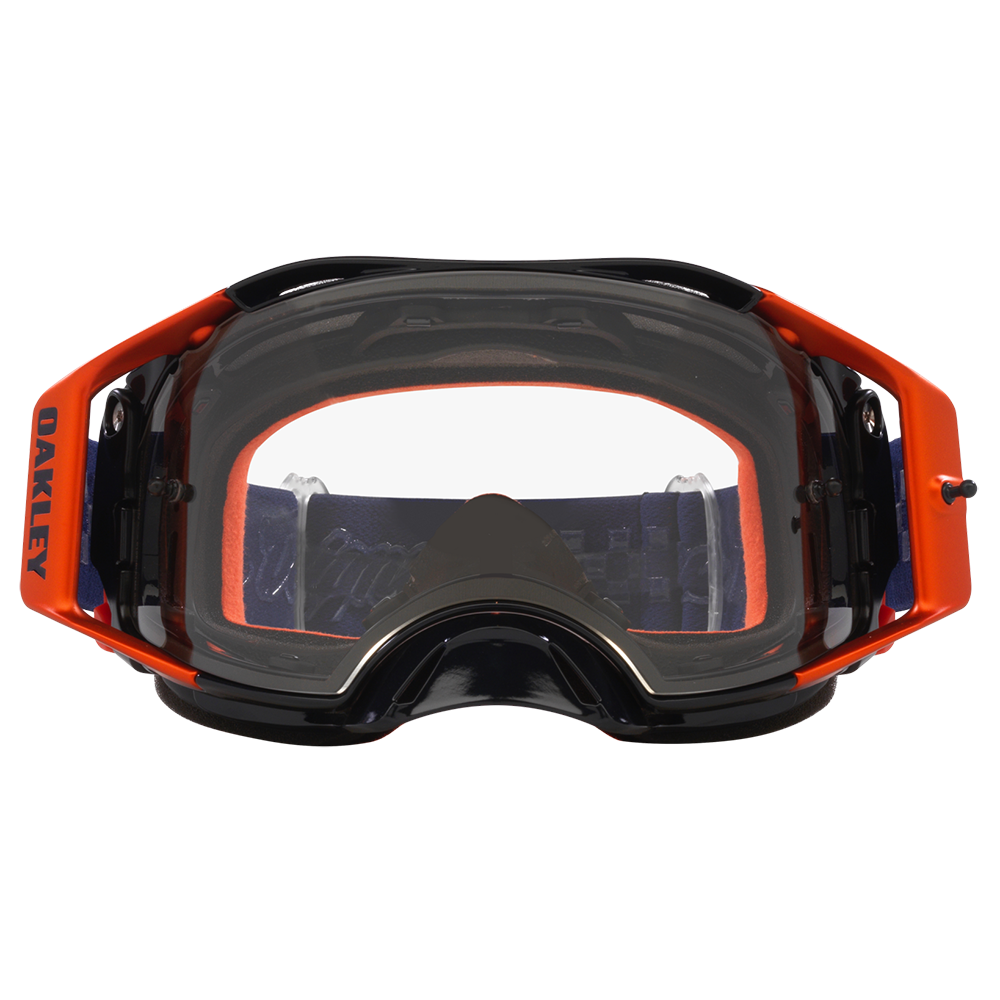 Oakley Airbrake Troy Lee Designs Goggles - Clear Lens (Navy Sunrise)