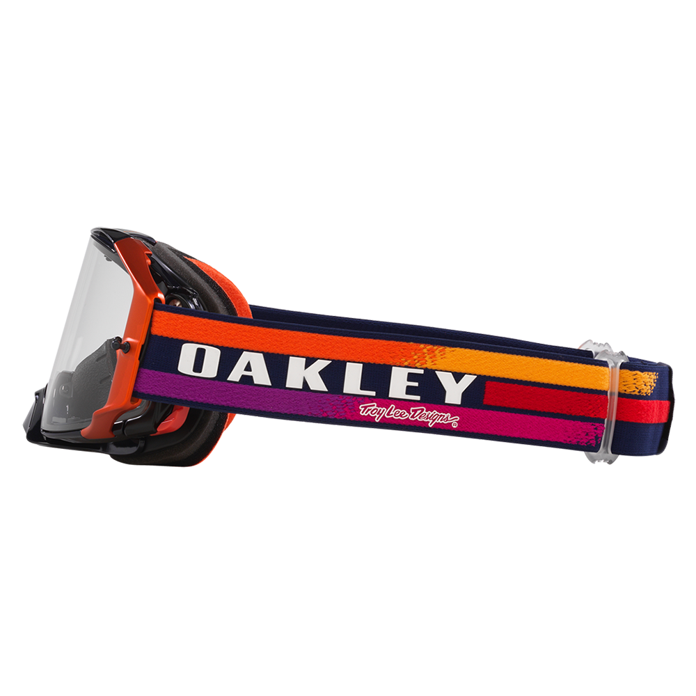 Oakley Airbrake Troy Lee Designs Goggles - Clear Lens (Navy Sunrise)
