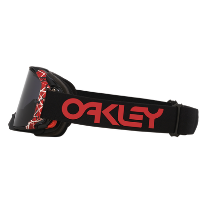Oakley Airbrake Red Eddie Goggles - Dark Grey Lens