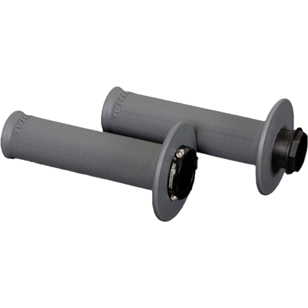 Renthal Lock-On Diamond MX Grips - Medium Compound (Grey)