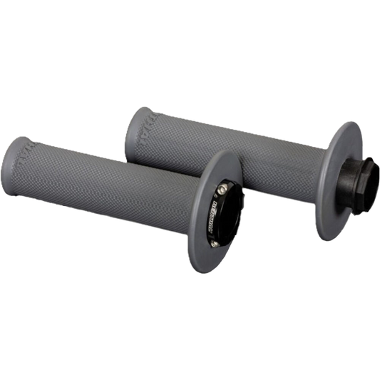 Renthal Lock-On Diamond MX Grips - Medium Compound (Grey)
