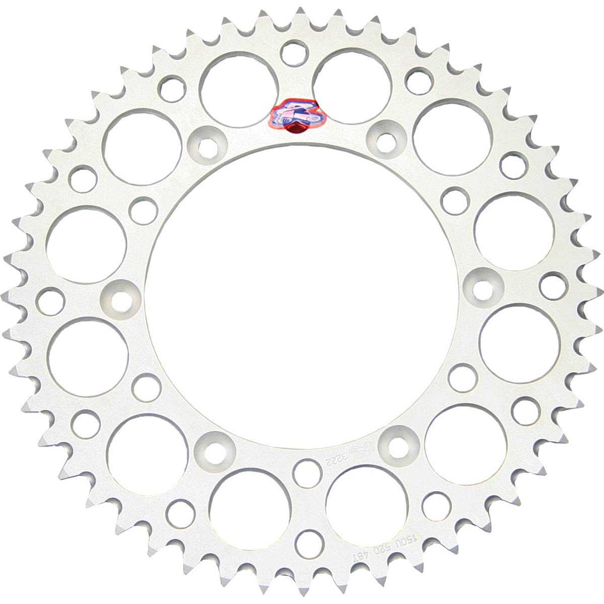 224U-520-51GPSI Renthal Ultralight 51 Tooth Rear Sprocket - KTM (Silver)