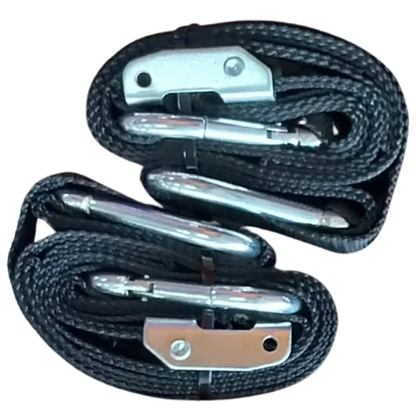 Snap Strap Soft Loop 35mm Motorcycle Tie Downs (Black)