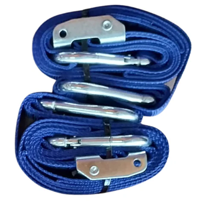 Snap Strap Soft Loop 35mm Motorcycle Tie Downs (Blue)