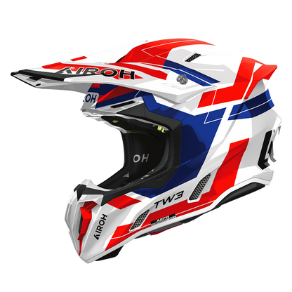 Airoh Twist 3 Dynasty Helmet (Blue Red Gloss)