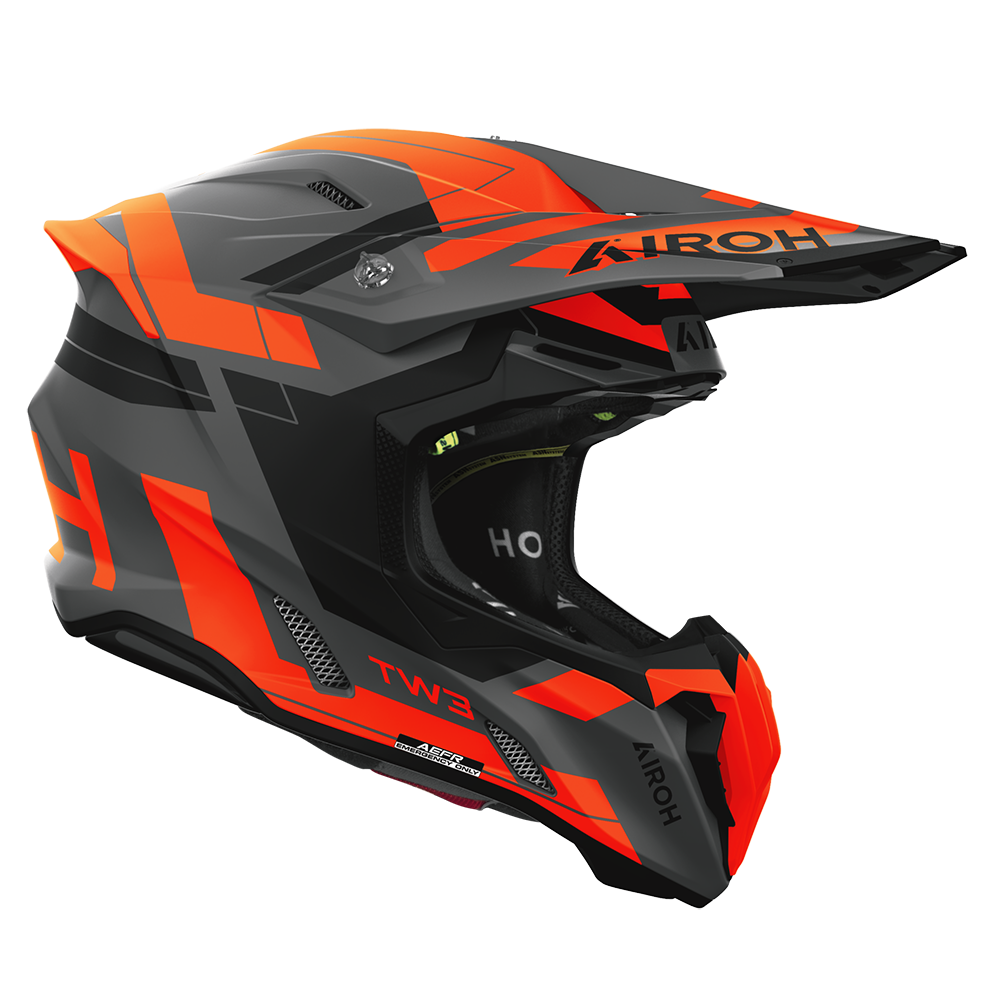 Airoh Twist 3 Dynasty Helmet (Orange Matt)