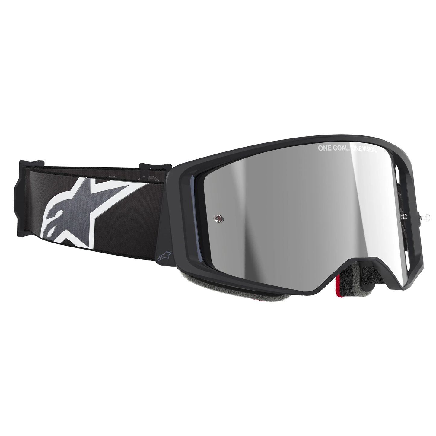 Alpinestars Supertech Corp Goggles Absolute Vision - Black (Mirror Silver Lens)