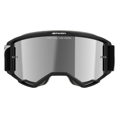 Alpinestars Vision 5 Corp Goggles - Black (Mirror Silver Lens)