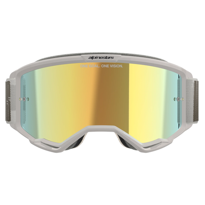 Alpinestars Vision 5 Hollow Goggles - Wind (Mirror Gold Lens)