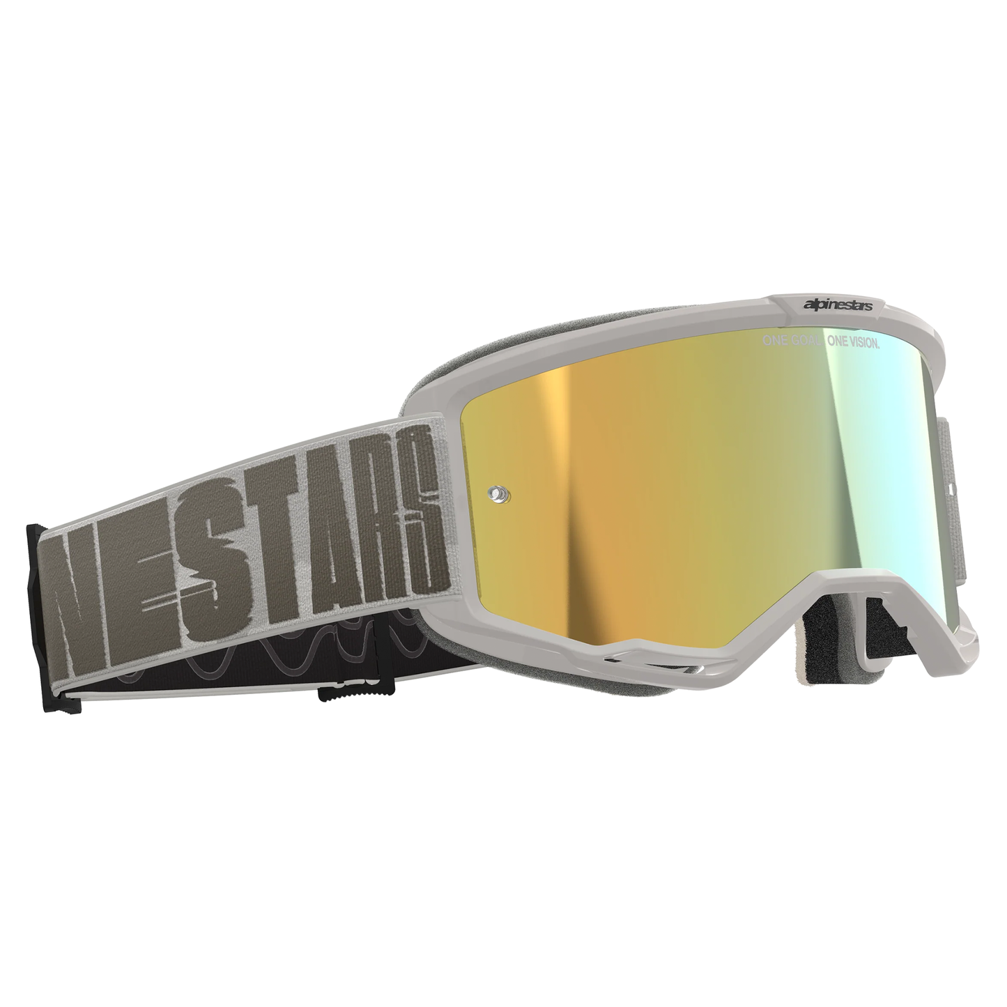 Alpinestars Vision 5 Hollow Goggles - Wind (Mirror Gold Lens)