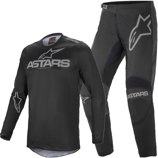 Alpinestars Fluid Graphite Gear Combo (Black/Dark Grey)