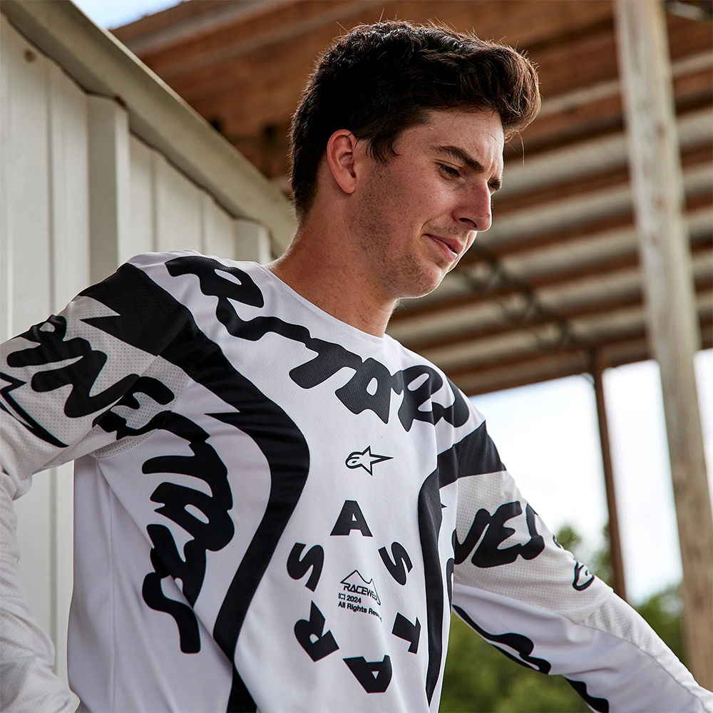 Alpinestars Racer Hana Jersey (White/Black)