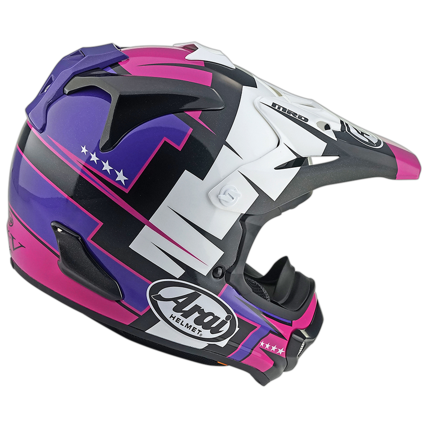 Arai MX-V EVO Battle Offroad Helmet (Purple)