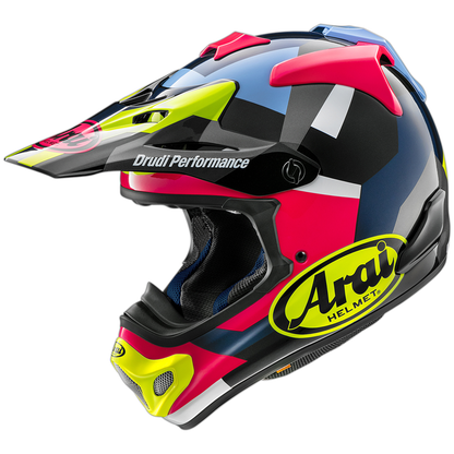 Arai MX-V EVO Block Offroad Helmet (Pink)