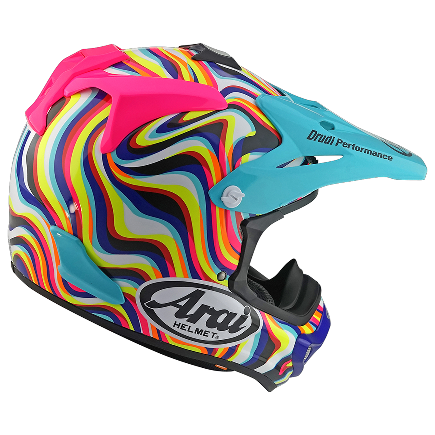 Arai MX-V EVO Stream Offroad Helmet (Pink)