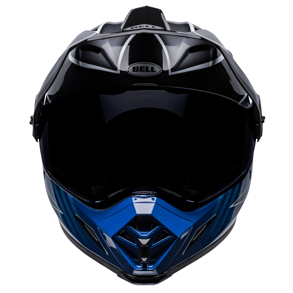 Bell MX-9 Adventure MIPS Helmet (Gloss Dalton Black Blue) Clear Visor