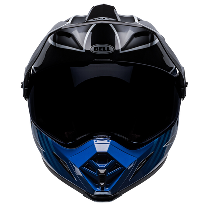 Bell MX-9 Adventure MIPS Helmet (Gloss Dalton Black Blue) Clear Visor