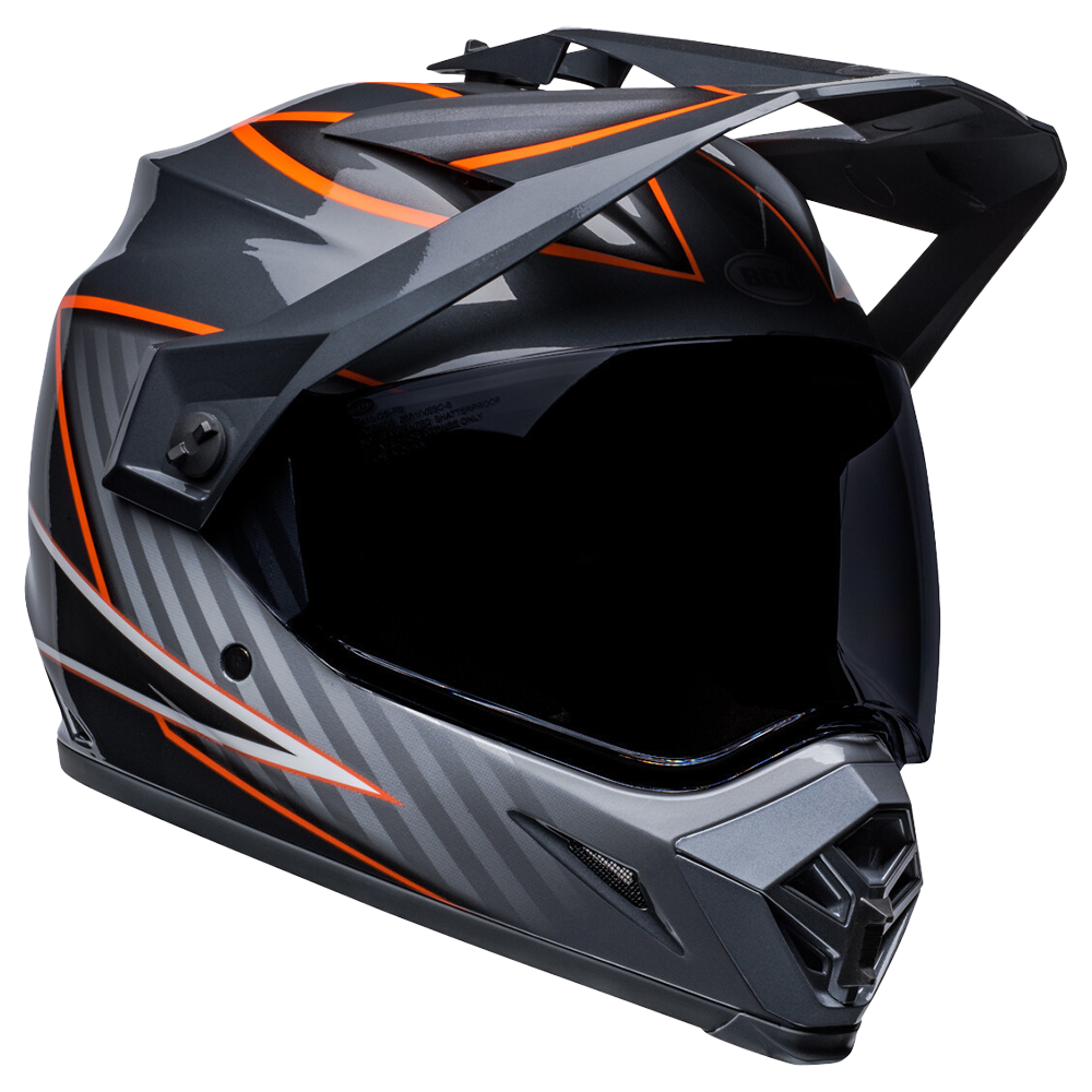 Bell MX-9 Adventure MIPS Helmet (Gloss Dalton Black Orange) Clear Visor