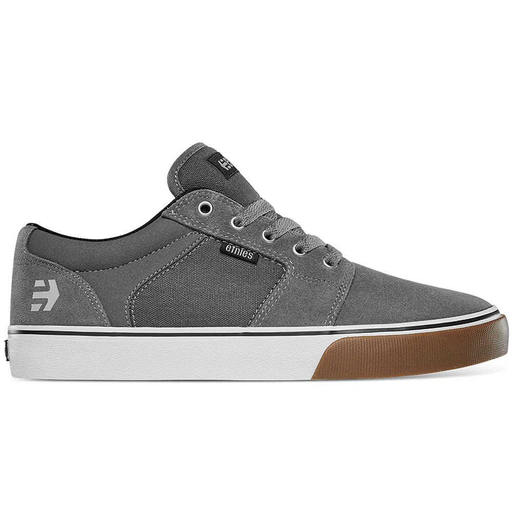 Etnies Barge LS Shoes (Dark Grey/White/Gum)