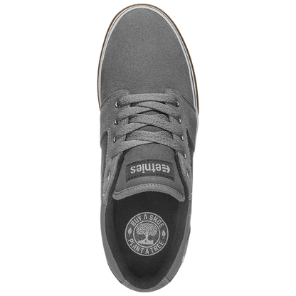 Etnies Barge LS Shoes (Dark Grey/White/Gum)