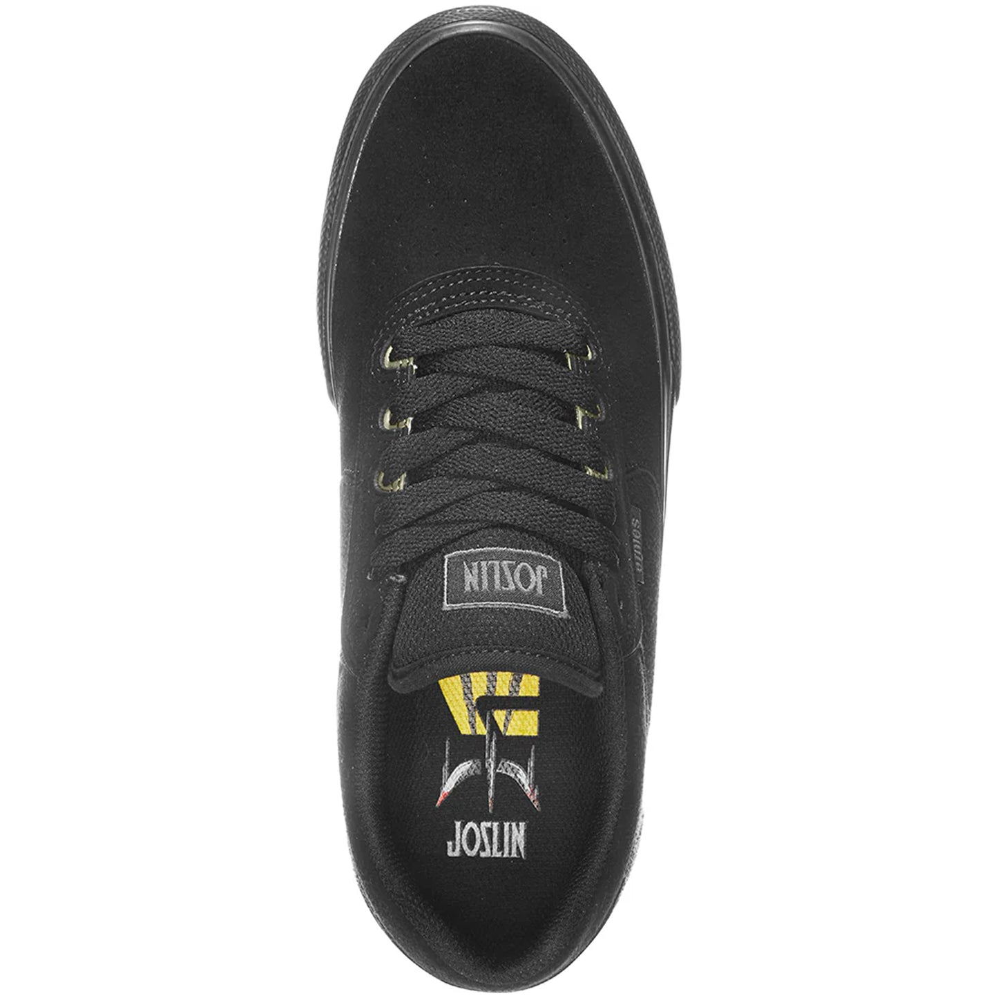 Etnies Joslin Vulc Casual/Skating Shoes (Black/Black)