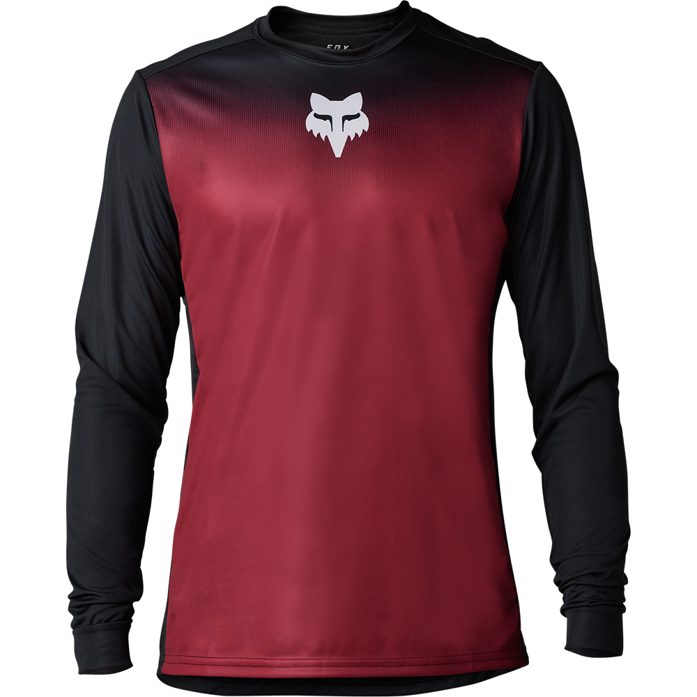 Fox Ranger Keel LS MTB Jersey (Bordeaux)