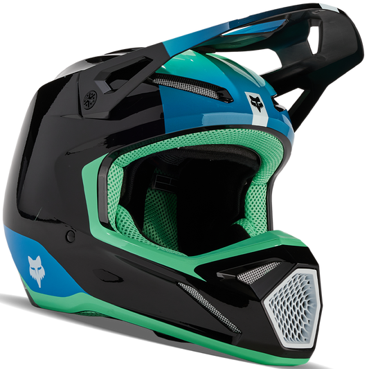 Fox Youth V1 Ballast Helmet (Black/Blue)
