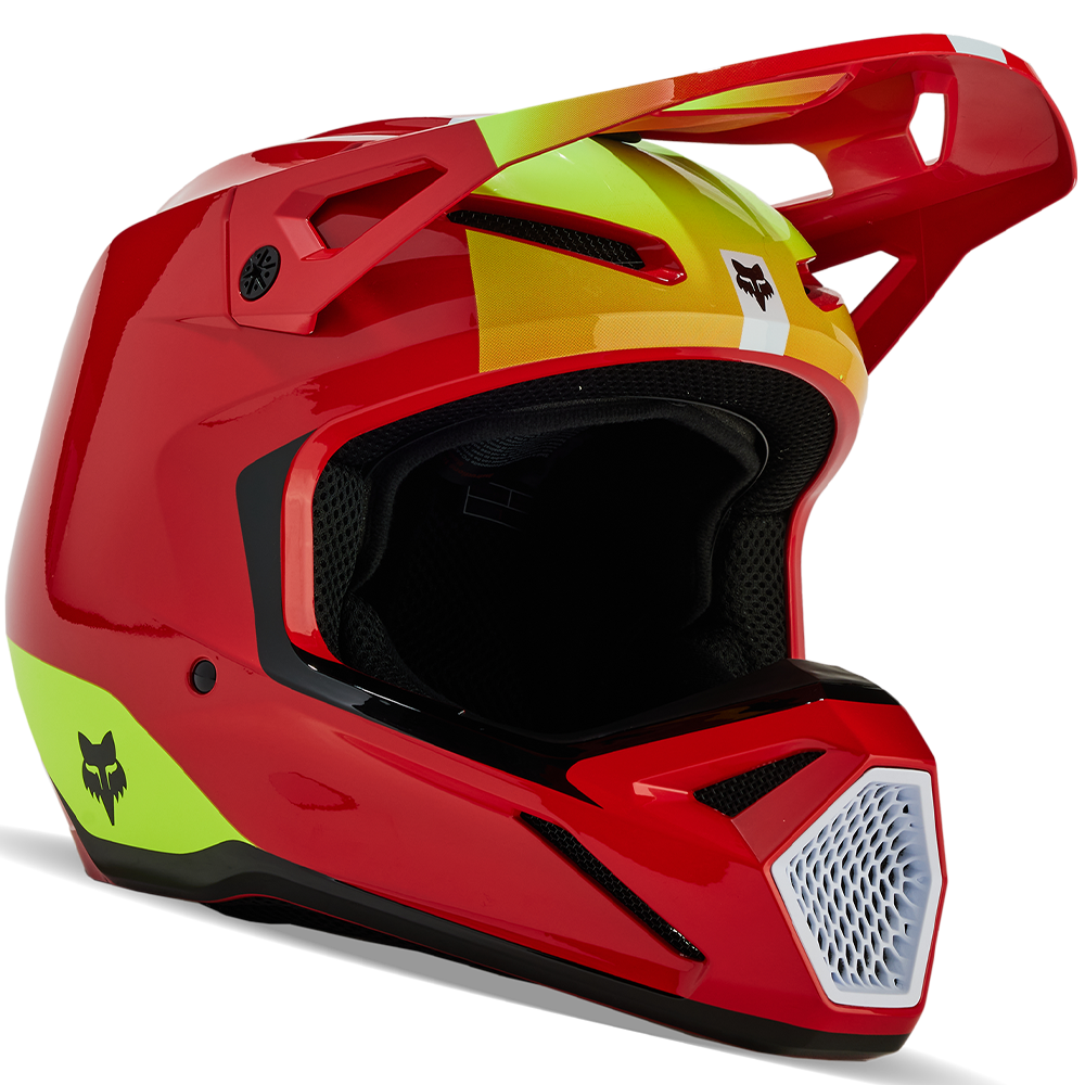 Fox Youth V1 Ballast Helmet (Fluo Red)